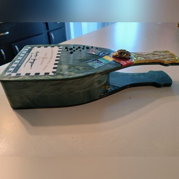 SOLD DO NOT BUY EXTREMELY RARE Kurt Geiger Collectable Champage Bag With Box - Picture 6 of 16